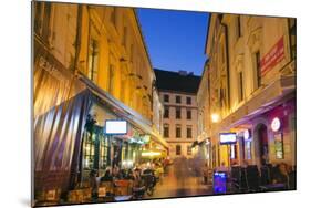 Restaurants, Bratislava, Slovakia, Europe-Christian Kober-Mounted Photographic Print