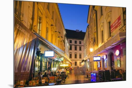 Restaurants, Bratislava, Slovakia, Europe-Christian Kober-Mounted Photographic Print