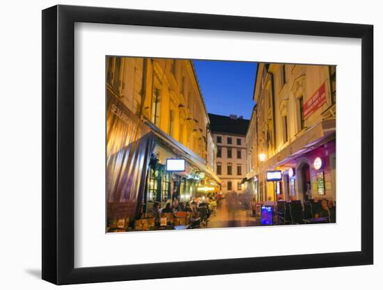 Restaurants, Bratislava, Slovakia, Europe-Christian Kober-Framed Photographic Print