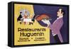 Restaurants Huguenin-null-Framed Stretched Canvas
