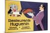 Restaurants Huguenin-null-Mounted Art Print