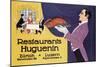 Restaurants Huguenin-null-Mounted Art Print
