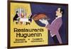 Restaurants Huguenin-null-Framed Art Print