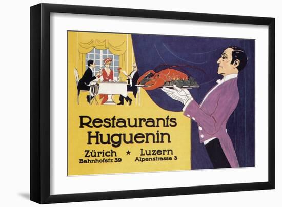 Restaurants Huguenin-null-Framed Premium Giclee Print