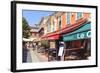 Restaurants in Cours Saleya-Amanda Hall-Framed Photographic Print