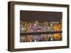 Restaurants in Old Memory Houses in the Harbour, Stavanger, Rogaland, Norway-Andreas Werth-Framed Photographic Print