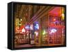 Restaurants in the Belltown, Elliott Bay, Seattle, Washington, USA-Janis Miglavs-Framed Stretched Canvas