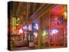 Restaurants in the Belltown, Elliott Bay, Seattle, Washington, USA-Janis Miglavs-Stretched Canvas