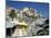 Restaurants in the Old Port with the Citadel in the Background, Calvi, Corsica-Peter Thompson-Mounted Photographic Print