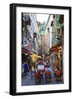 Restaurants in the Old Town-Amanda Hall-Framed Photographic Print