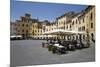 Restaurants in the Piazza Anfiteatro Romano, Lucca, Tuscany, Italy, Europe-Stuart Black-Mounted Photographic Print