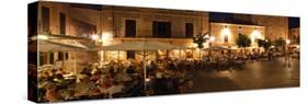 Restaurants in the Placa Major, Pollensa, Mallorca, Spain-Peter Thompson-Stretched Canvas