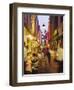 Restaurants in the Rue Des Bouchers, Brussels, Beljium-Nigel Francis-Framed Photographic Print