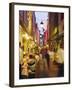 Restaurants in the Rue Des Bouchers, Brussels, Beljium-Nigel Francis-Framed Photographic Print