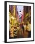 Restaurants in the Rue Des Bouchers, Brussels, Beljium-Nigel Francis-Framed Photographic Print