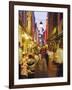 Restaurants in the Rue Des Bouchers, Brussels, Beljium-Nigel Francis-Framed Photographic Print