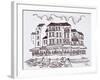 Restaurants line the waterfront, Cassis, France-Richard Lawrence-Framed Photographic Print