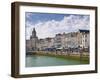 Restaurants Lining the Edge of the Marina in the Port of La Rochelle, Charente-Maritime, France-Stuart Hazel-Framed Photographic Print