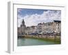 Restaurants Lining the Edge of the Marina in the Port of La Rochelle, Charente-Maritime, France-Stuart Hazel-Framed Photographic Print