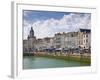 Restaurants Lining the Edge of the Marina in the Port of La Rochelle, Charente-Maritime, France-Stuart Hazel-Framed Photographic Print