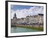 Restaurants Lining the Edge of the Marina in the Port of La Rochelle, Charente-Maritime, France-Stuart Hazel-Framed Photographic Print