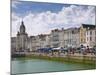 Restaurants Lining the Edge of the Marina in the Port of La Rochelle, Charente-Maritime, France-Stuart Hazel-Mounted Photographic Print