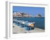 Restaurants on Harbour, Kokkari, Samos, Aegean Islands, Greece-Stuart Black-Framed Photographic Print