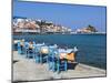 Restaurants on Harbour, Kokkari, Samos, Aegean Islands, Greece-Stuart Black-Mounted Photographic Print