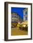 Restaurants on Ostra Larmgatan at Dusk, Gothenburg, Sweden, Scandinavia, Europe-Frank Fell-Framed Photographic Print