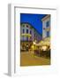 Restaurants on Ostra Larmgatan at Dusk, Gothenburg, Sweden, Scandinavia, Europe-Frank Fell-Framed Photographic Print