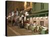 Restaurants on Rue Des Marronniers, Lyon, Rhone, France-Charles Bowman-Stretched Canvas