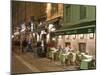 Restaurants on Rue Des Marronniers, Lyon, Rhone, France-Charles Bowman-Mounted Photographic Print