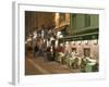 Restaurants on Rue Des Marronniers, Lyon, Rhone, France-Charles Bowman-Framed Photographic Print