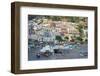 Restaurants on Via Marina Grande, Positano, Province of Salerno-Frank Fell-Framed Photographic Print