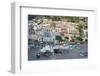 Restaurants on Via Marina Grande, Positano, Province of Salerno-Frank Fell-Framed Photographic Print