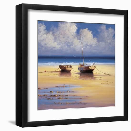 Restful Moorings-David Short-Framed Giclee Print