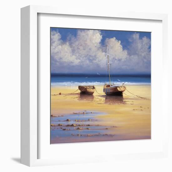 Restful Moorings-David Short-Framed Giclee Print