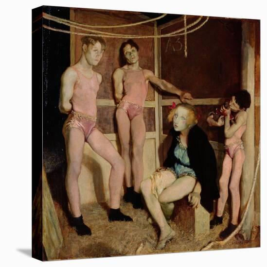 Resting Acrobats-Glyn Warren Philpot-Stretched Canvas