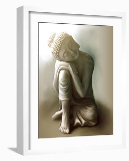 Resting Buddha-Christine Ganz-Framed Art Print