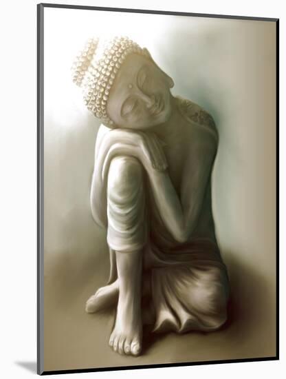 Resting Buddha-Christine Ganz-Mounted Art Print
