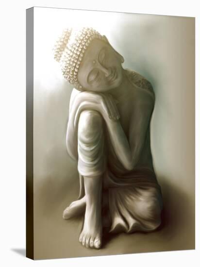 Resting Buddha-Christine Ganz-Stretched Canvas