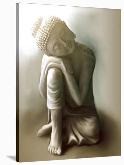 Resting Buddha-Christine Ganz-Stretched Canvas