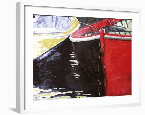 Resting Dories-Micheal Zarowsky-Framed Giclee Print