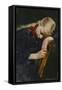 Resting girl by August Eiebakke-August Eiebakke-Framed Stretched Canvas