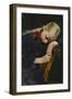 Resting girl by August Eiebakke-August Eiebakke-Framed Giclee Print