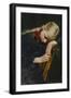 Resting girl by August Eiebakke-August Eiebakke-Framed Giclee Print