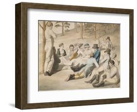 Resting Group in Pichelswerder Near Berlin, 18 August 1812-Johann Heinrich Stuermer-Framed Giclee Print