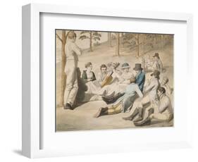 Resting Group in Pichelswerder Near Berlin, 18 August 1812-Johann Heinrich Stuermer-Framed Giclee Print