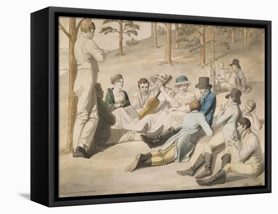 Resting Group in Pichelswerder Near Berlin, 18 August 1812-Johann Heinrich Stuermer-Framed Stretched Canvas