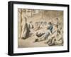 Resting Group in Pichelswerder Near Berlin, 18 August 1812-Johann Heinrich Stuermer-Framed Giclee Print